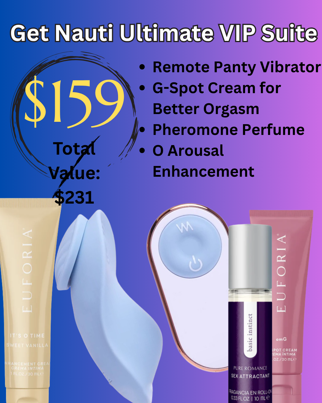 Get Nauti Luxury Panty Vibes Kit