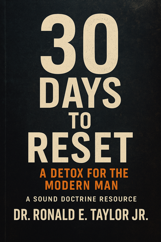 30 Days To Reset: A Detox For The Modern Man Book