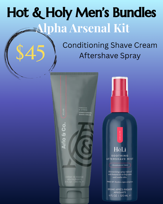 Alpha Arsenal Kit: Conditioning Shave Cream & Aftershave Skin Protectant Spray