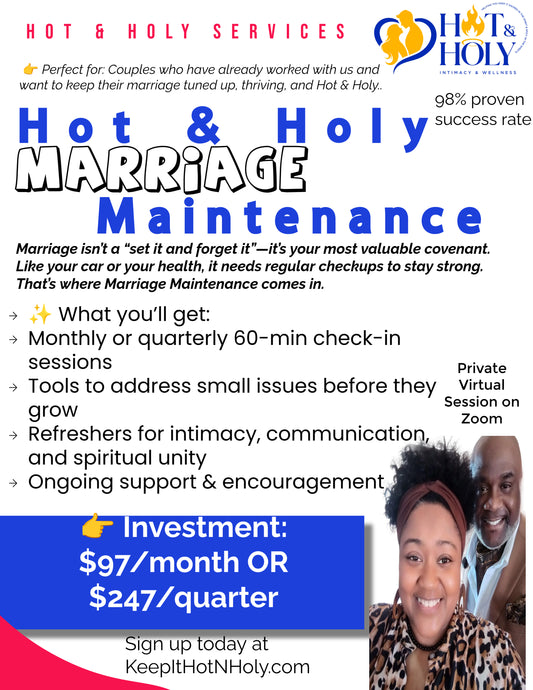 Hot & Holy Marriage Maintenance Coaching