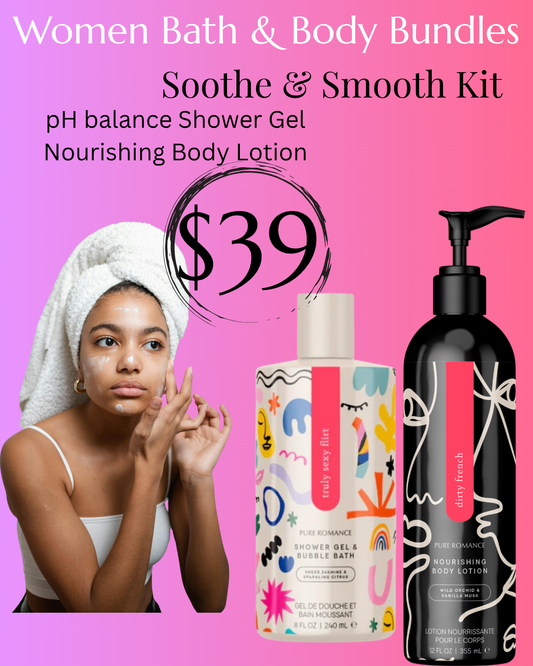 Soothe and Smooth Kit: Shower Gel and Nourishing Body Lotion