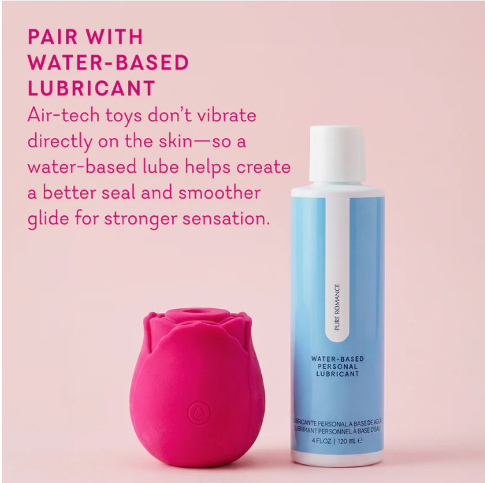 Hot & Holy Rose Air Pressure Clitoral Vibrator (Rose)